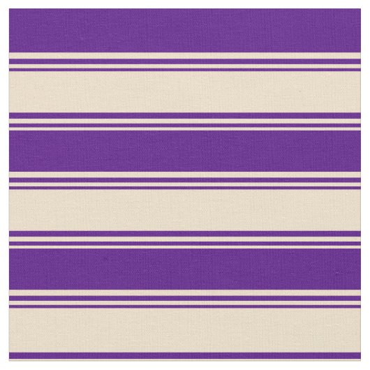 黄褐色と藍色の線 ファブリック (クローズアップ)