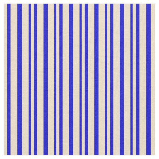 黄褐色と青の色のパタストライプのーン ファブリック (クローズアップ)