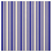 黄褐色と青の色のパターン ファブリック (見本)