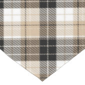 黄褐色と黒の格子縞 テーブルクロス (アングル)