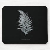 黄褐色のシダの葉、 Gymnogramma ochracea マウスパッド (正面)