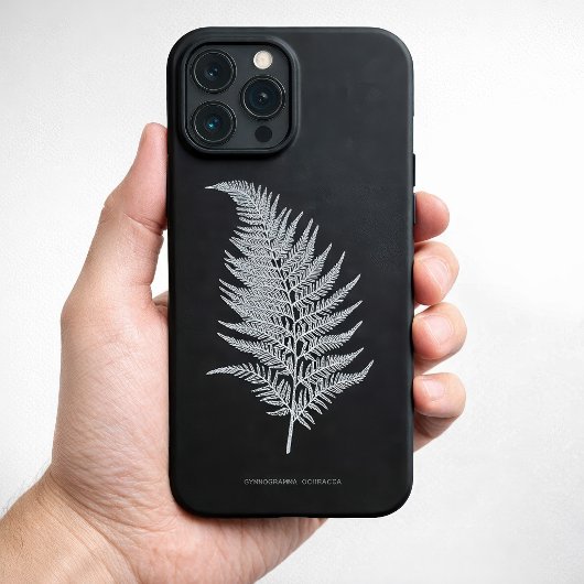 黄褐色のシダの葉、 Gymnogramma ochracea Case-Mate iPhoneケース