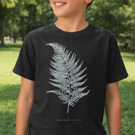 黄褐色のシダの葉、 Gymnogramma ochracea Tシャツ