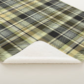 黄褐色のタータンチェック格子状。 シェルパブランケット (3/4)