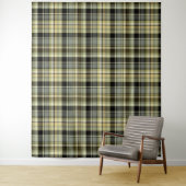 黄褐色のタータンチェック格子状。 タペストリー (インサイチュ)
