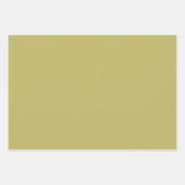 黄褐色のタータンチェック格子状。 ラッピングペーパーシート (正面3)