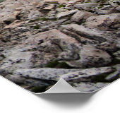 黄褐色のポイントパノラマ – John Muir Trail ポスター (角)