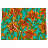 黄褐色の乾燥した花 ラージペーパーバッグ (正面)