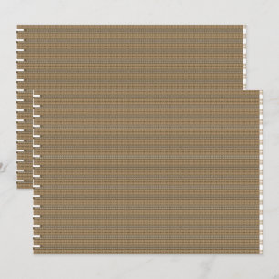 黄褐色の生地を表すクローズアップ画像 サンキューカード