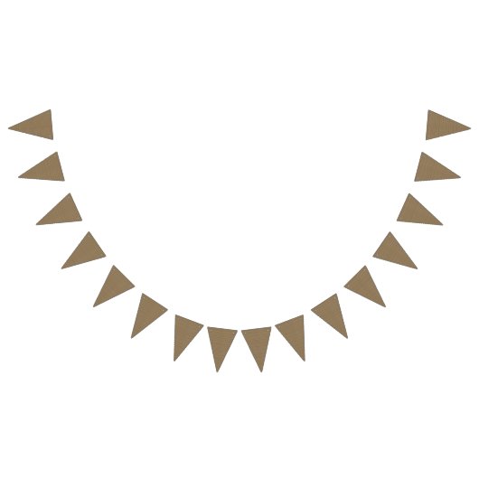 黄褐色の生地を表すクローズアップ画像 バンティングフラッグ (全)