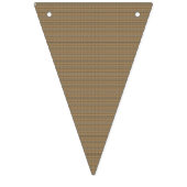 黄褐色の生地を表すクローズアップ画像 バンティングフラッグ (第3の旗)