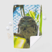 黄褐色はフクロウ ゴルフタオル (インサイチュ)