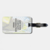 黄褐色はフクロウ ラゲッジタグ (裏面横)