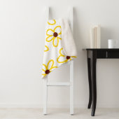 黄褐色ひまわり模様フローラモダン法 シェルパブランケット (インサイチュ)