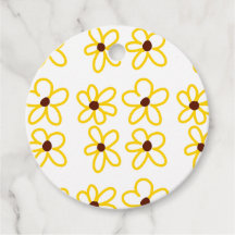 黄褐色ひまわり模様フローラモダン法