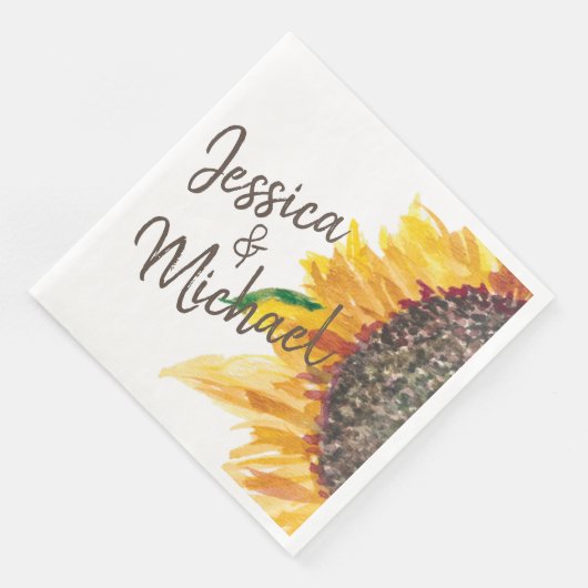 黄褐色ひまわり結婚白のカップルの名前 (コーナー)