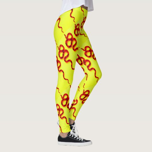 黄褐色サンゴ レギンス (右)