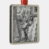 黄褐色 メタルオーナメント (右)