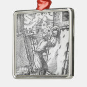 黄褐色 メタルオーナメント (左)