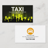 黄視街スカイラインタクシードライバー 名刺 (正面/裏面)
