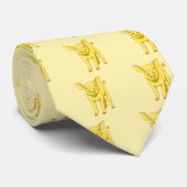 黄豚の日7月17日かわいい子豚 ネクタイ (ロール)