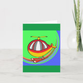 黄赤型ヘリコプター カード (正面)