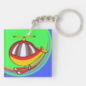 黄赤型ヘリコプター キーホルダー (裏面)