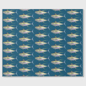 黄身マグロ包装紙 ラッピングペーパー (フラット)