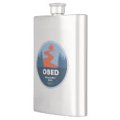 黄道に面した野良風光明媚な川 フラスク (左)