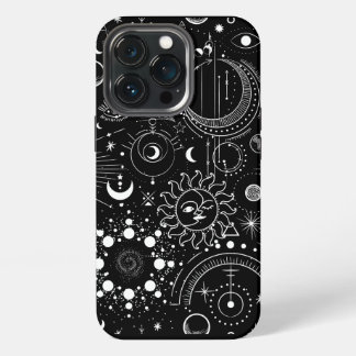 黄道十二星座の夜空の星座の星 iPhone 13 PROケース