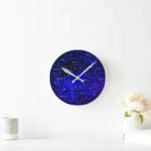 黄道十二星座の夜空アクリルウォールクロック ラウンド壁時計 (ホーム)