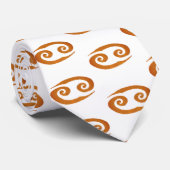 黄金がん〔占星術の〕十二宮図カスタム標識 ネクタイ (ロール)