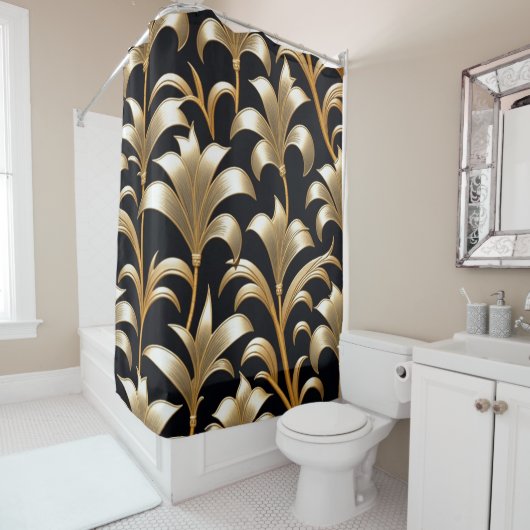 黄金が伸びる シャワーカーテン (インサイチュ)