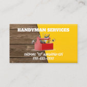 黄金と木造の便利屋 名刺 (正面)