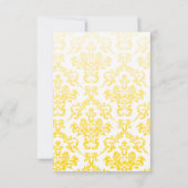 黄金と白のダマスクパターン (裏面)