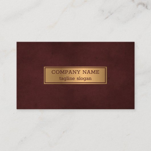 黄金と赤 名刺 (正面)
