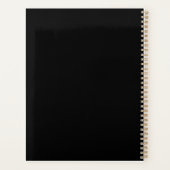 黄金と黒の神秘的な女性 プランナー手帳 (裏面)