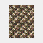 黄金のくるみ割り フリースブランケット (正面)