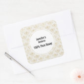 黄金ののまわりにと王冠の蜂蜜 スクエアシール (封筒)