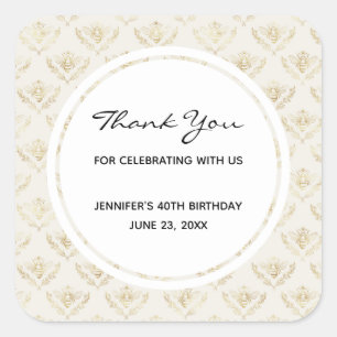 黄金ののまわりにに王冠の好意 スクエアシール