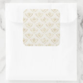 黄金ののまわりに（クラウン付き） スクエアシール (バッグ)