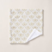 黄金ののまわりに(クラウン付き) バスタオルセット (ウォッシュタオル)