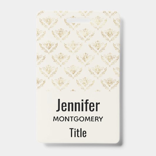 黄金ののまわりに（クラウン付き） バッジ (正面)