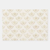 黄金ののまわりに（クラウン付き） ラッピングペーパーシート (正面3)