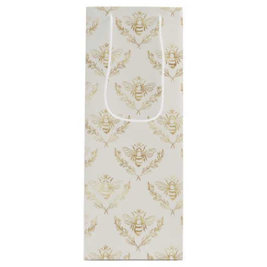 黄金ののまわりに（クラウン付き） ワインギフトバッグ (正面)