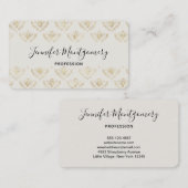 黄金ののまわりに（クラウン付き） 名刺 (正面/裏面)