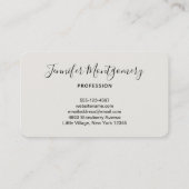 黄金ののまわりに（クラウン付き） 名刺 (裏面)