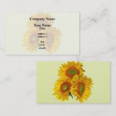 黄金のひまわり 名刺 (正面/裏面)