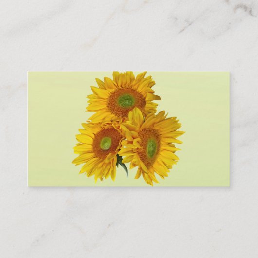 黄金のひまわり 名刺 (裏面)