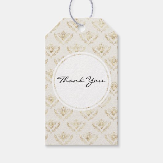 黄金のまわりに王冠 ギフトタグ (正面)